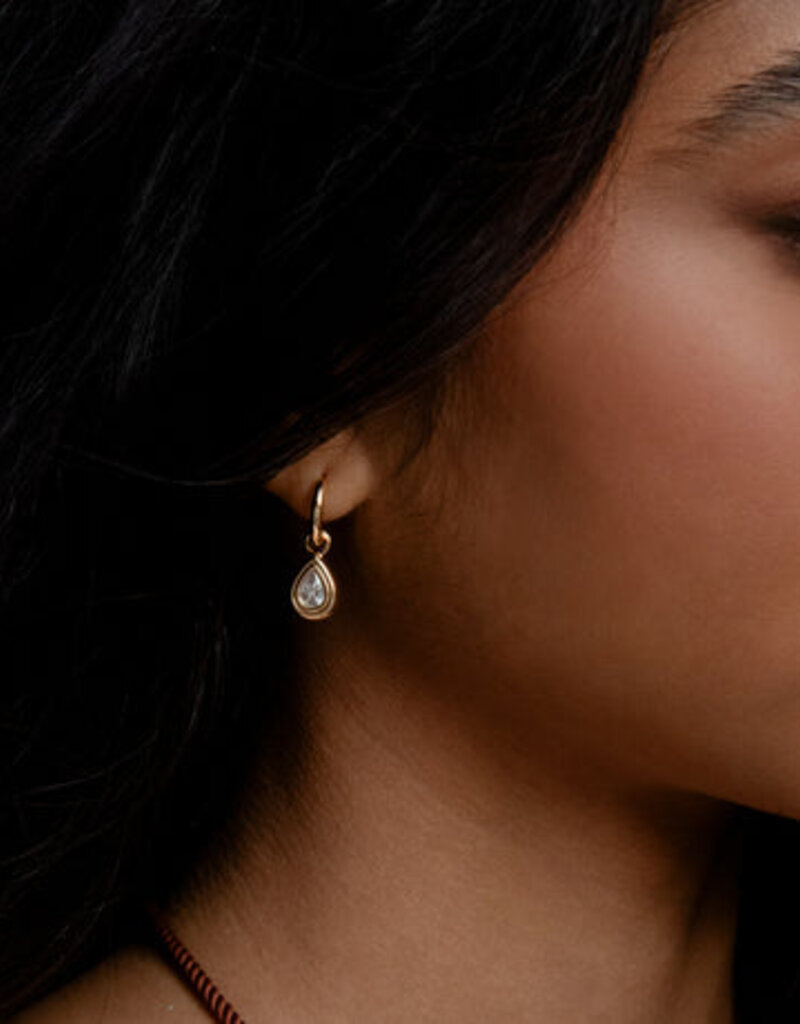 Thatch Starlet Teardrop Hoop Earrings