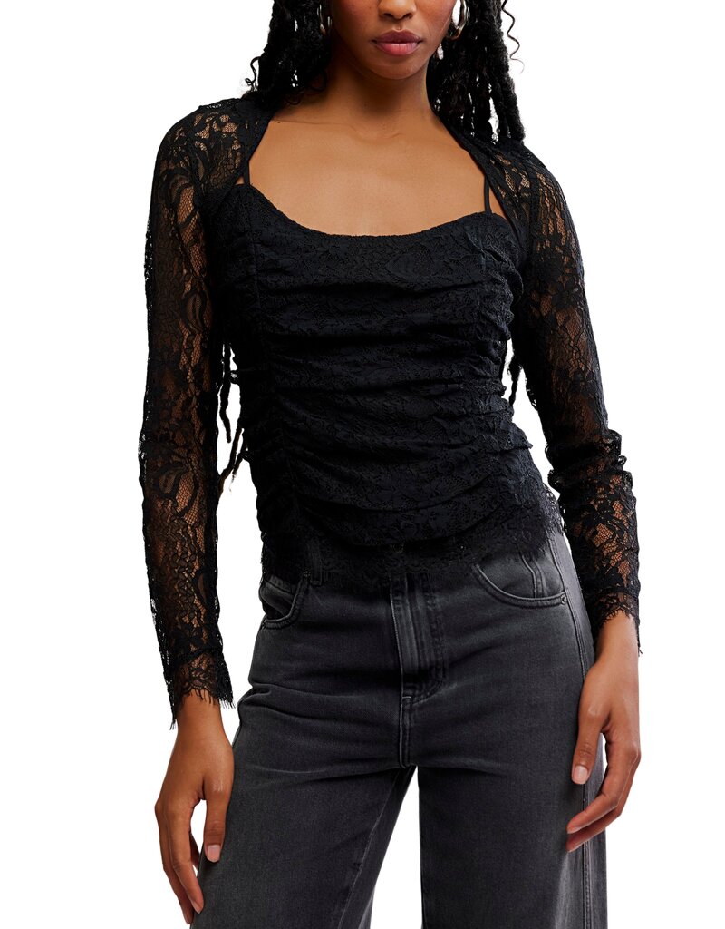 Free People Paloma Lace Top