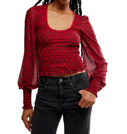 Free People Dottie Knit Top