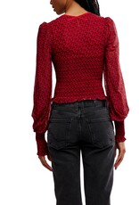 Free People Dottie Knit Top