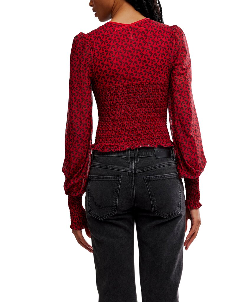 Free People Dottie Knit Top