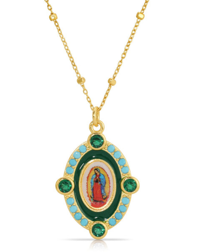 Joy Dravecky Our Lady Guadalupe Necklace