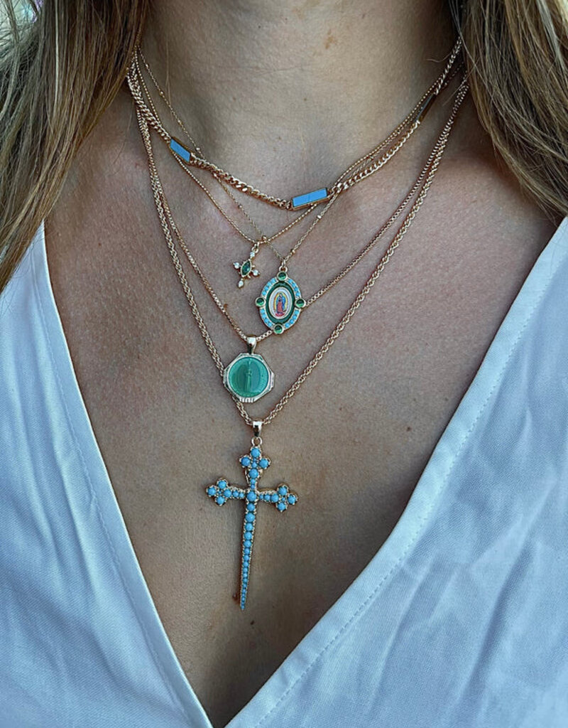 Joy Dravecky Our Lady Guadalupe Necklace