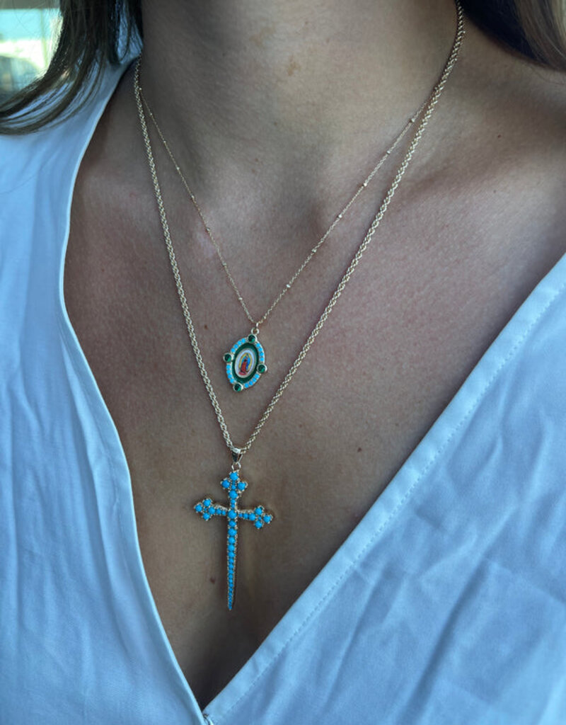 Joy Dravecky Our Lady Guadalupe Necklace