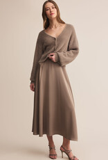 Z Supply Northpointe Satin Midi Skirt