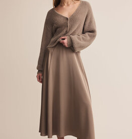 Z Supply Northpointe Satin Midi Skirt