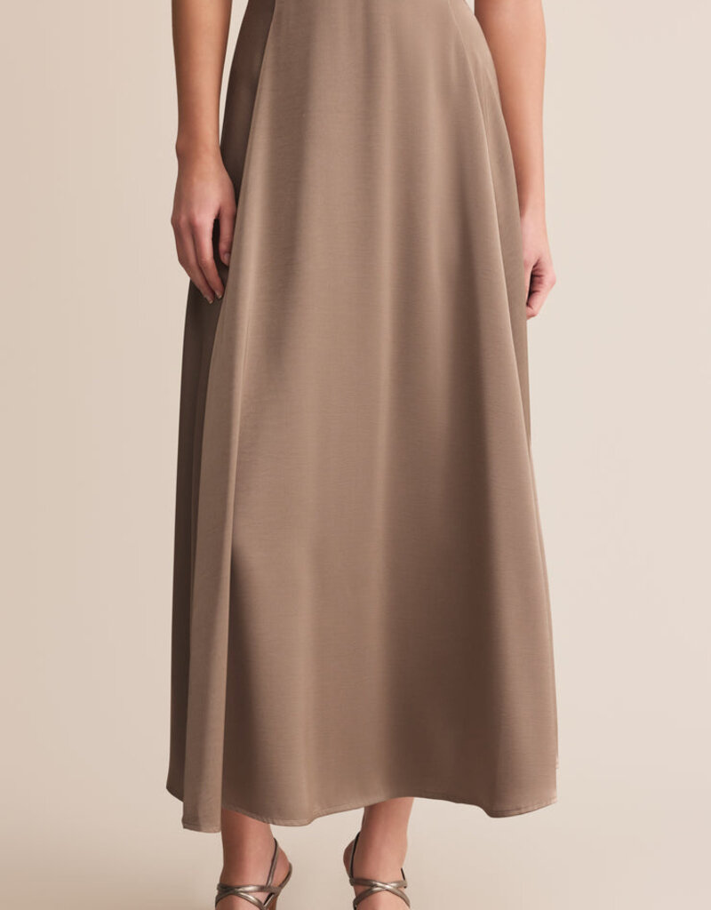 Z Supply Northpointe Satin Midi Skirt