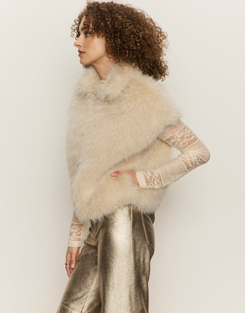Sanctuary Silky Fur Vest