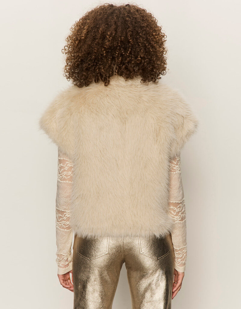 Sanctuary Silky Fur Vest