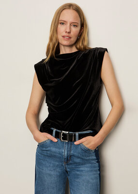 Sanctuary Pleated Sleeveless Top
