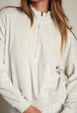 perfectwhitetee Kiva Velour Sweatshirt