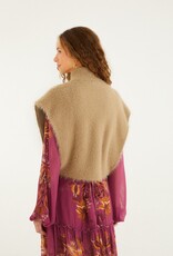 Farm Rio Fuzzy Caramel Vest