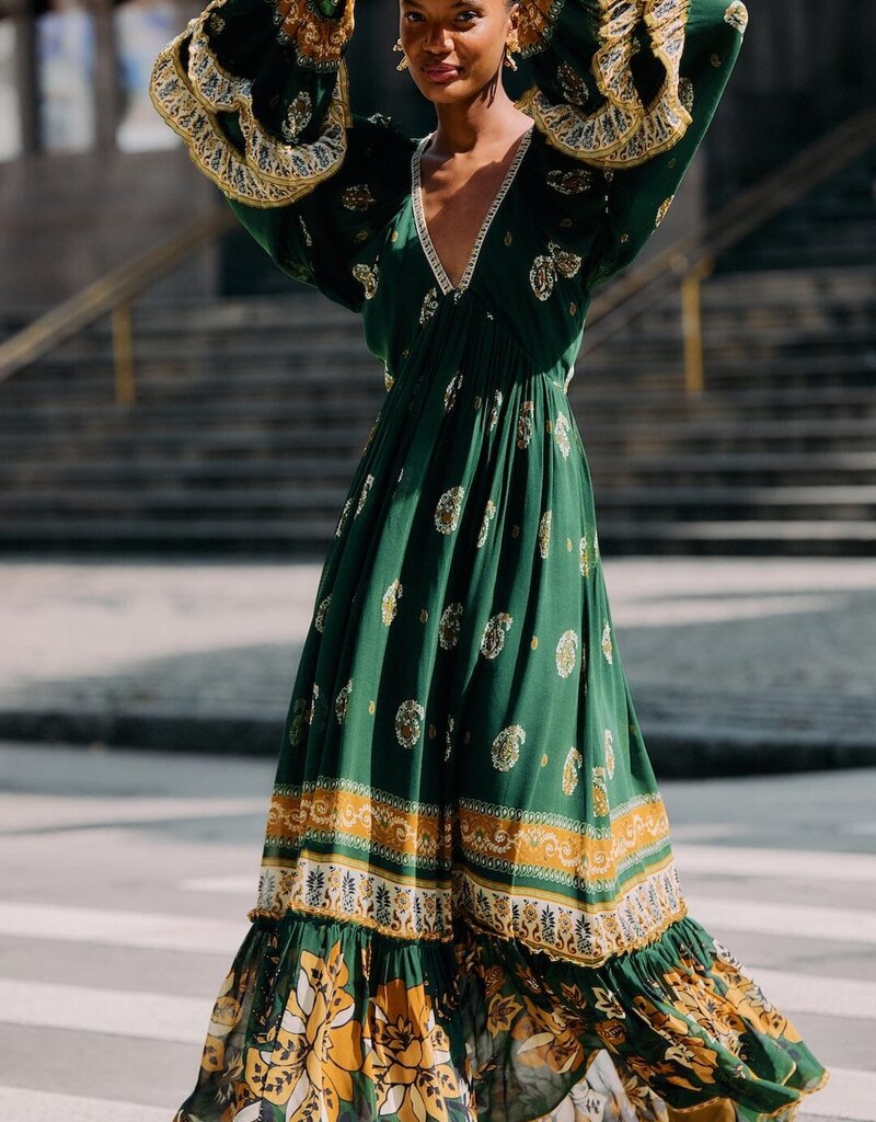 Farm Rio Ayla Ruffled Maxi