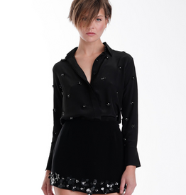 Karina Grimaldi Bella Embroidered Blouse