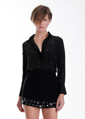 Karina Grimaldi Bella Embroidered Blouse
