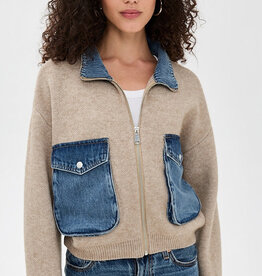 Blank NYC Glow Up Bomber Jacket