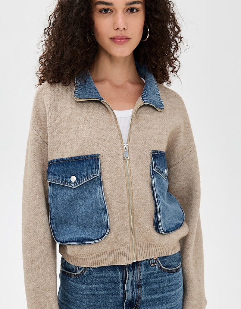 Blank NYC Glow Up Bomber Jacket