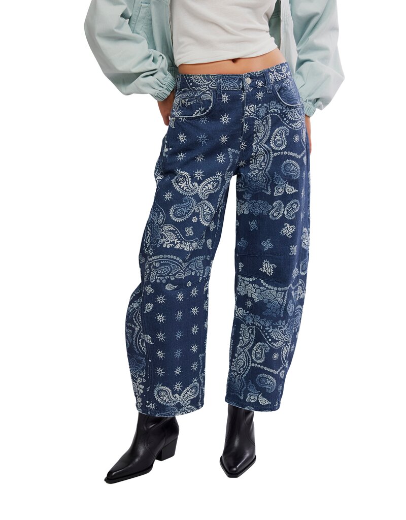 Free People Good Luck Printed Barrel