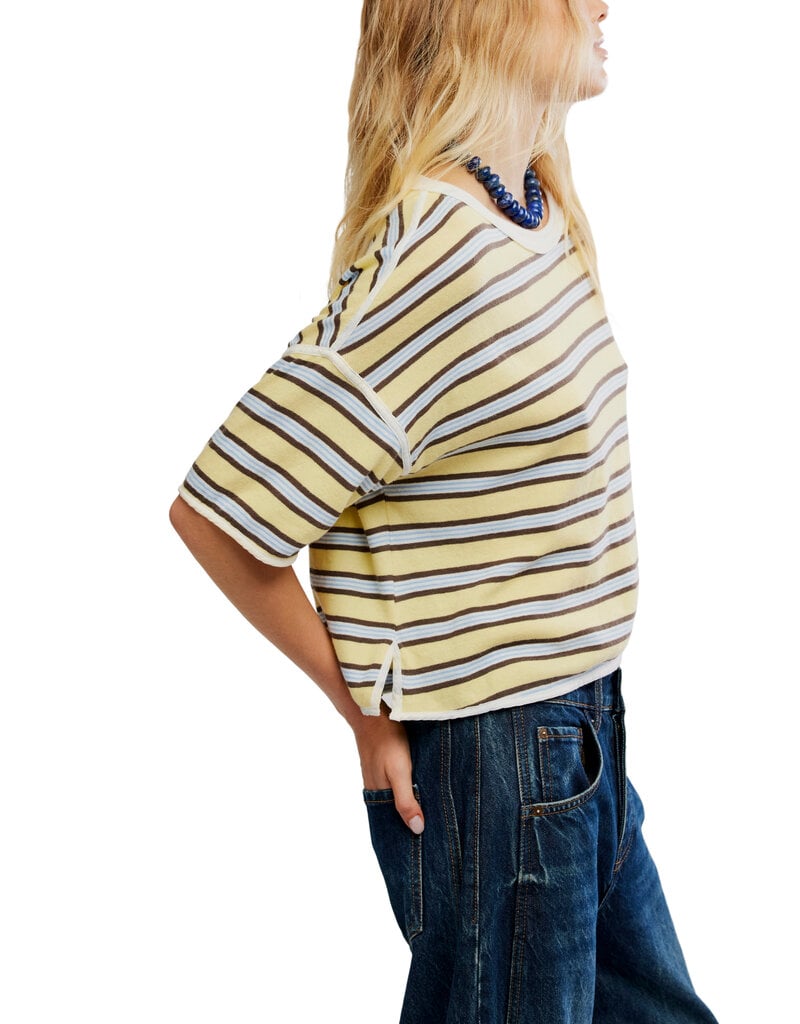 Free People Clean Rugby Tee