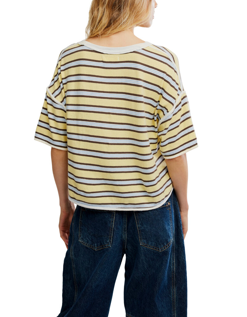 Free People Clean Rugby Tee