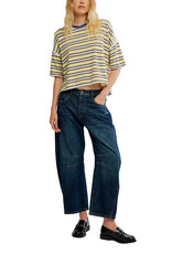 Free People Clean Rugby Tee