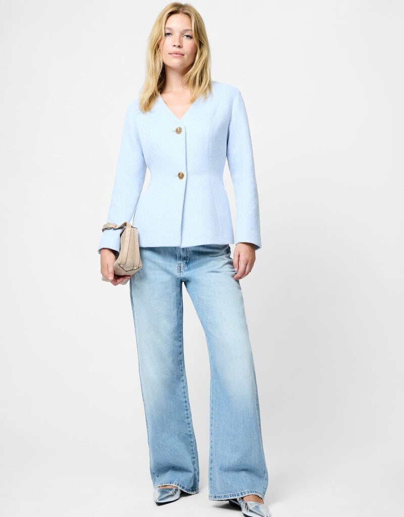 French Connection Textured Boiled Wool Jacket