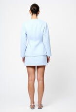 French Connection Textured Boiled Wool Mini Skirt