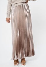 French Connection Marielle Metallic Satin Maxi Skirt