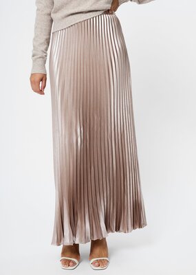 French Connection Marielle Metallic Satin Maxi Skirt
