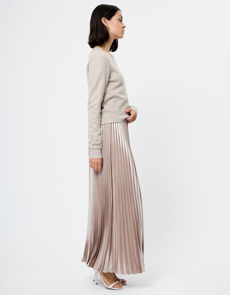 French Connection Marielle Metallic Satin Maxi Skirt