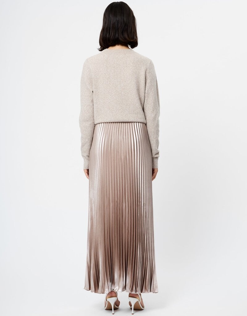 French Connection Marielle Metallic Satin Maxi Skirt