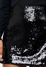 French Connection Sadie Sequin Mini Skirt