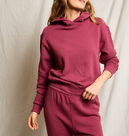 perfectwhitetee Heart Cotton Fleece Hoodie