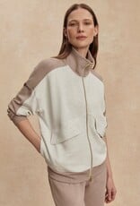 Varley Garcia Two-Tone Zip-Through Sweat