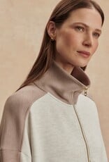 Varley Garcia Two-Tone Zip-Through Sweat