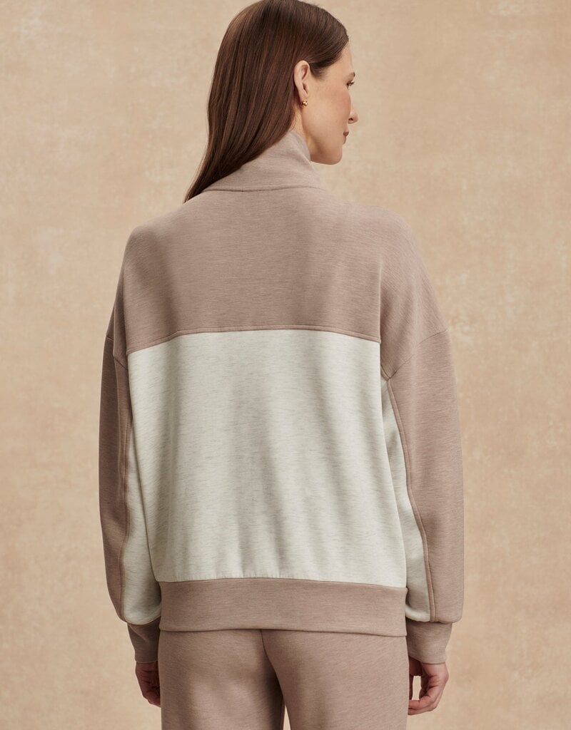 Varley Garcia Two-Tone Zip-Through Sweat