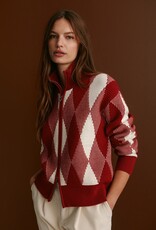 Varley Karina Jacquard Knit Jacket