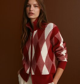 Varley Karina Jacquard Knit Jacket