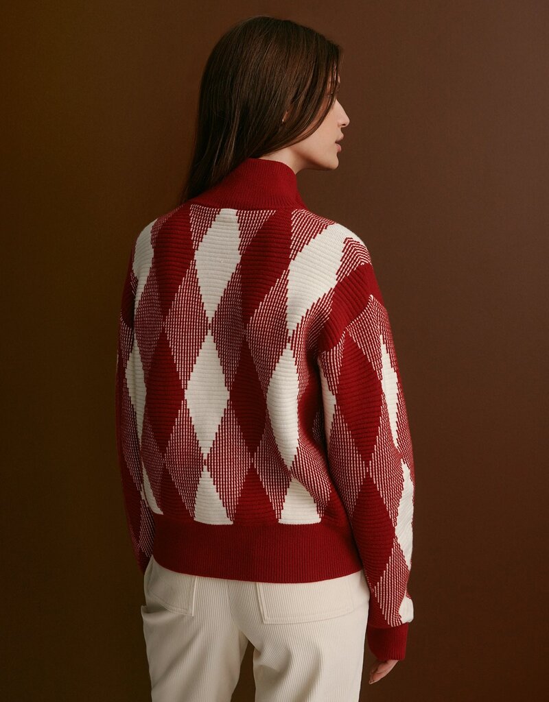 Varley Karina Jacquard Knit Jacket