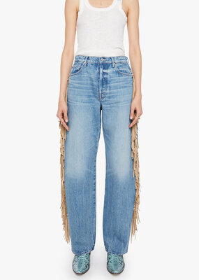 Mother Fringe Half-Pipe Button Sneak - Folk Star