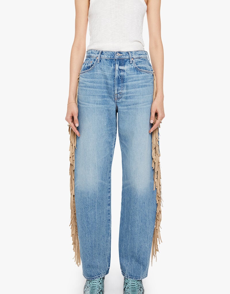 Mother Fringe Half-Pipe Button Sneak - Folk Star