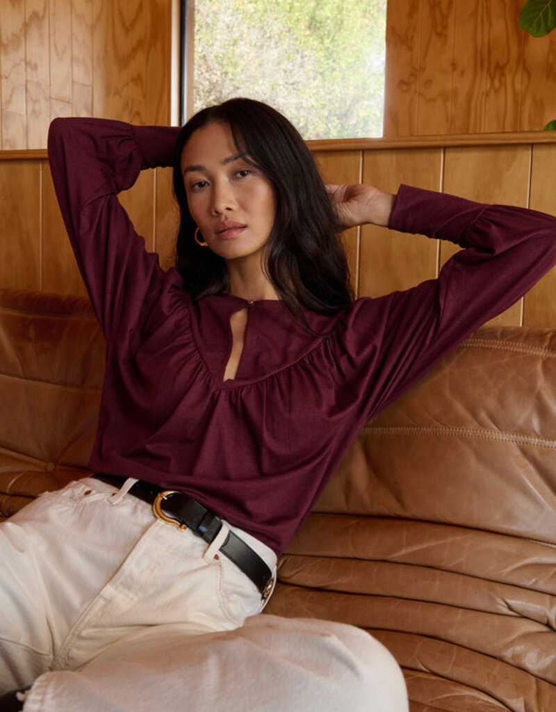 Nation Jeannie Keyhole Top