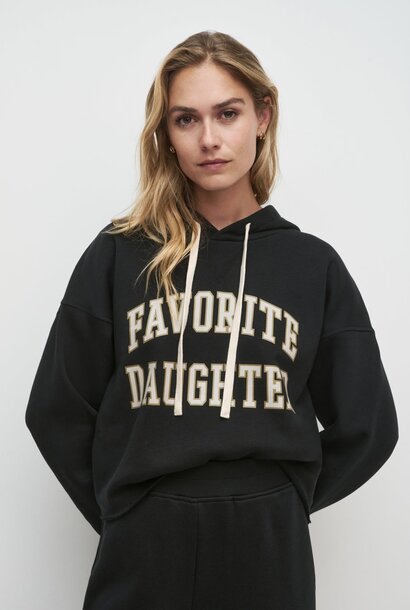 Cropped Collegiate Hoodie