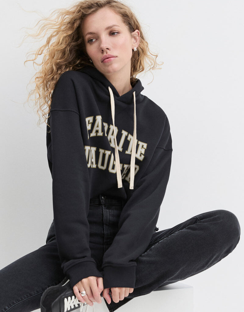 Favorite Daughter Cropped Collegiate Hoodie