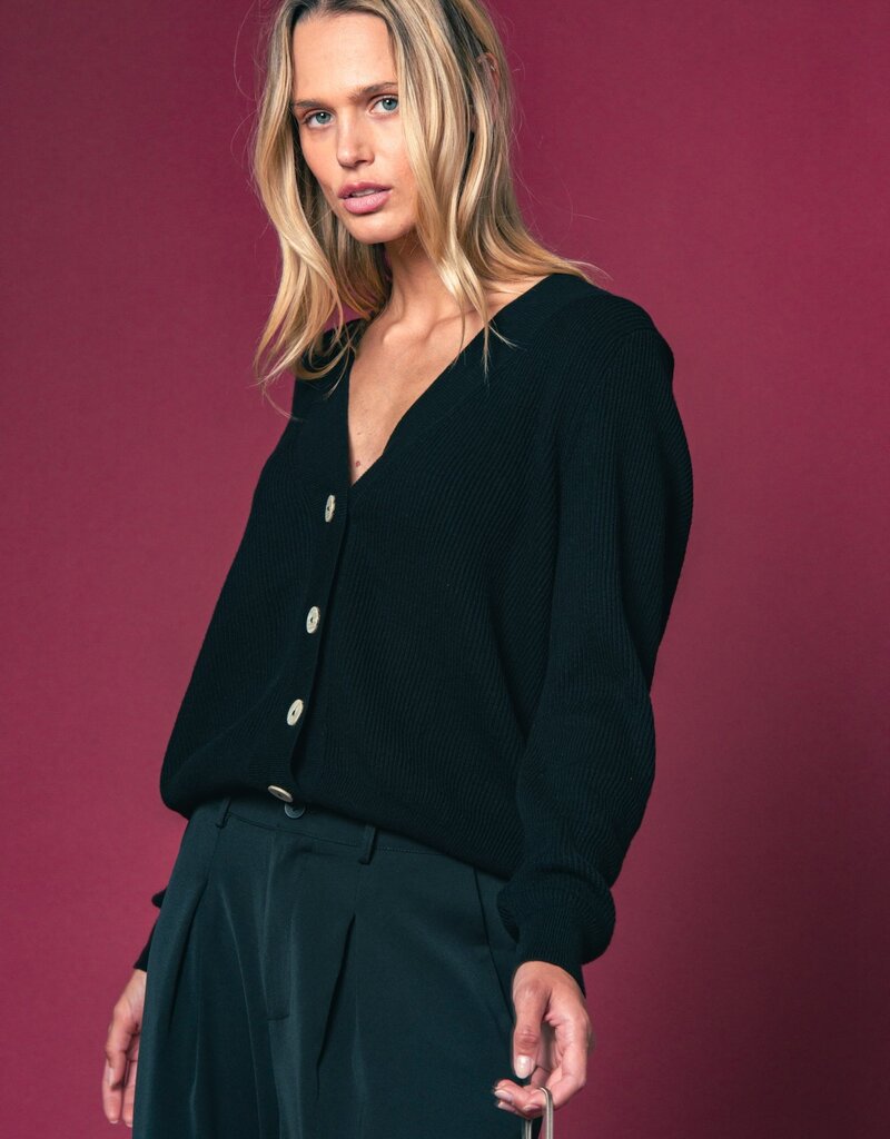 The Shirt V-Neck Cotton Cashmere Cardigan