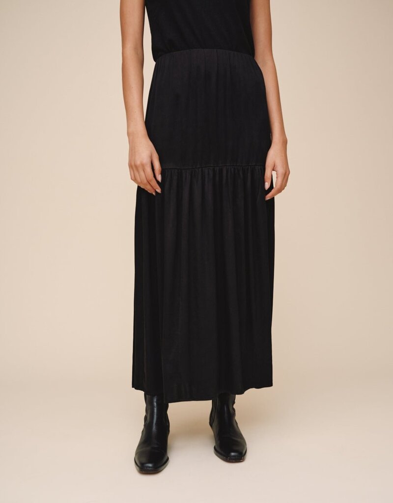 Bella Dahl Dropped Waist Ruffle Maxi Skirt