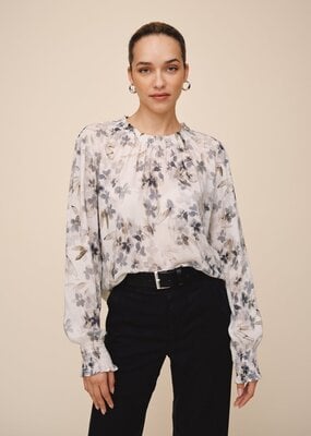 Bella Dahl Elastic Shirred Blouse