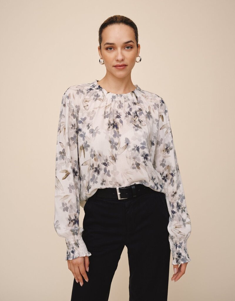 Bella Dahl Elastic Shirred Blouse