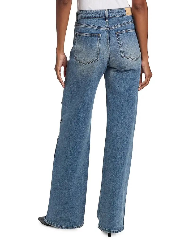 Paige Sasha 34" Side Seam Snaps - Cruising