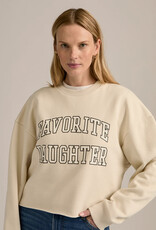 Favorite Daughter Cropped Collegiate Sweatshirt